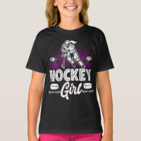 Ice Hockey Girl Player Team