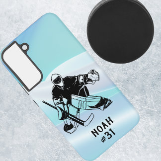 Ice Hockey Goal Keeper Signature Samsung Galaxy Case