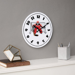 Ice Hockey Goalie Clock
