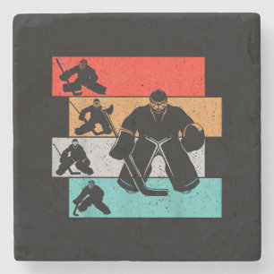 Ice Hockey Goalie Hockey Player Stone Coaster