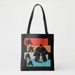Ice Hockey Goalie Hockey Player Tote Bag