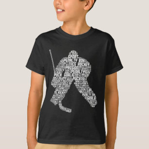 Ice Hockey Goalie Hockey Youth Men Kids Boys T-Shirt