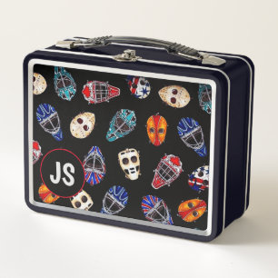 Ice Hockey Goalie Masks  Metal Lunch Box