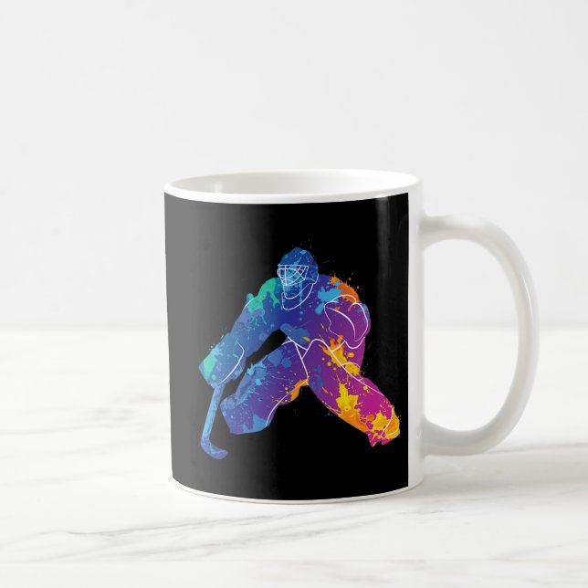 Ice Hockey Goalie Netmind Goalkeeper Coffee Mug (Right)