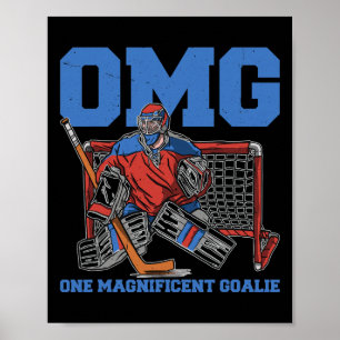 Ice Hockey Goalie Poster
