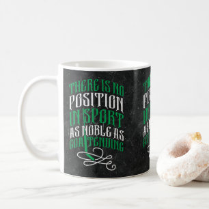 Ice Hockey Goalie Quote Mug
