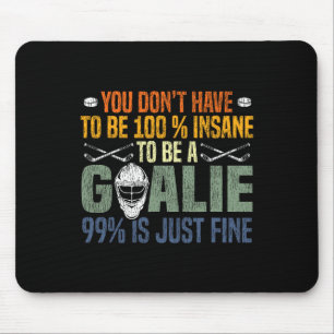 Ice Hockey Goalie Vintage Goalkeeper Retro You Don Mouse Pad