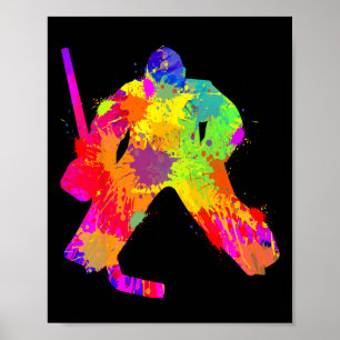 Ice Hockey Goalkeeper For Boys And Children Poster
