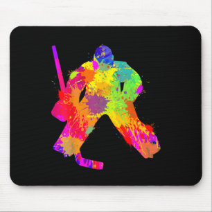 Ice Hockey Goalkeeper For Boys And Children T-shir Mouse Pad