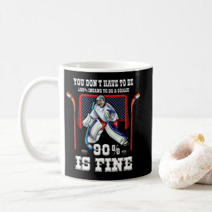 Ice Hockey Goalkeeper Goaltender Ice Hockey Goalie Coffee Mug