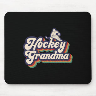 Ice Hockey Grandma Of A Hockey Player Grandmother  Mouse Pad
