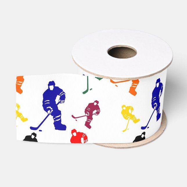 ICE HOCKEY GROSGRAIN RIBBON (Spool)