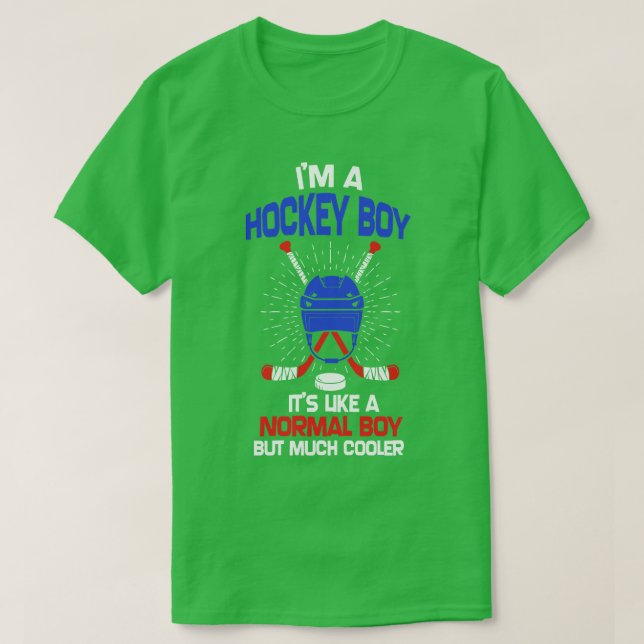 Ice Hockey Helmet 1 T-Shirt (Design Front)
