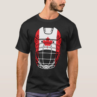Ice Hockey Helmet - Canada T-Shirt