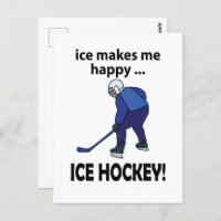 Ice Hockey Ice Makes Me Happy Ice Hockey