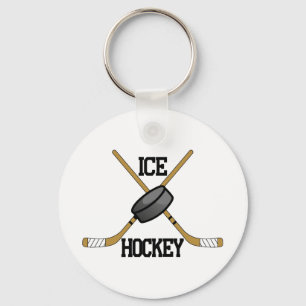 Ice Hockey Key Ring