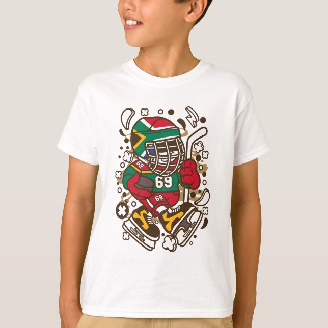 Ice Hockey Kid T-Shirt (Front)