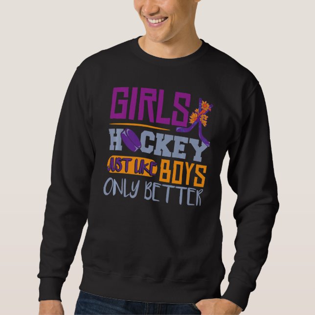 Ice Hockey Kids   Sweatshirt (Front)