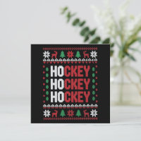 Ice Hockey Lover Christmas Santa Funny Sports Team