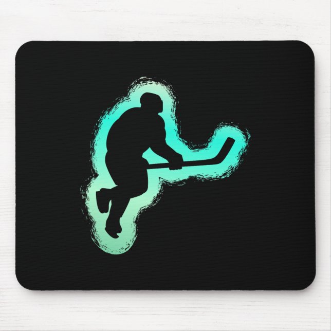 Ice Hockey Lover Winter Sports Fan Player Goalie  Mouse Pad (Front)