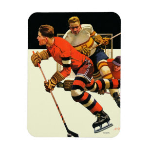 Ice Hockey Match Magnet