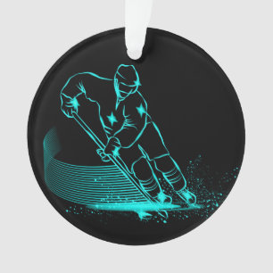Ice Hockey Medal Ornament second version