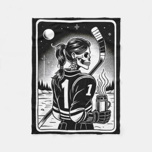 Ice Hockey Mom Ice Hockey Mum Tarot Card Fleece Blanket