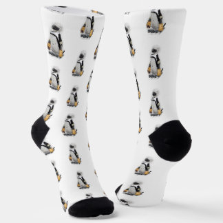 Ice Hockey Penguin Socks