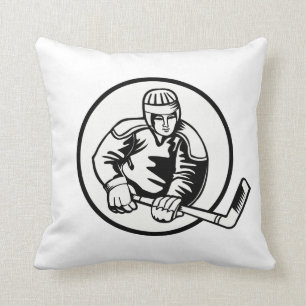 Ice Hockey Pictogram Cushion