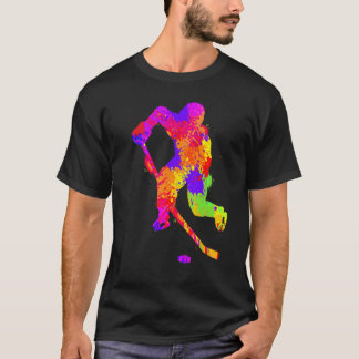 Ice Hockey Player Boys Youth Men Kids 1 T-Shirt