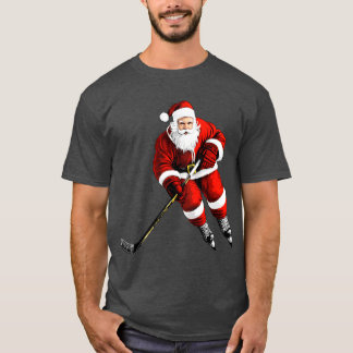 Ice hockey player Christmas T-Shirt