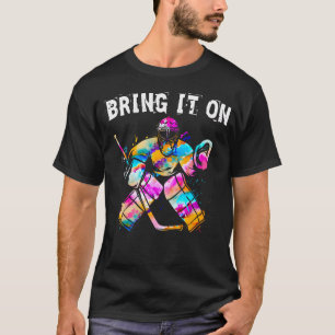 Ice Hockey Player Goalkeeper Ice Hockey Goalie T-Shirt