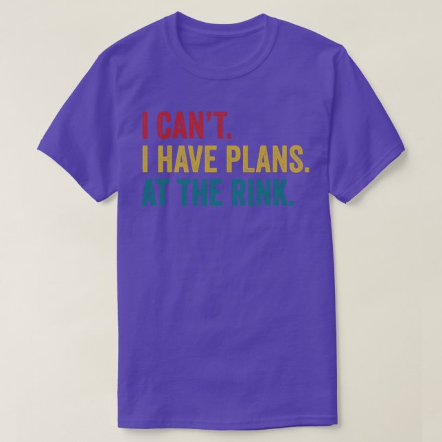 Ice Hockey Player Plans at the Rink Ice Hockey Coa T-Shirt (Design Front)