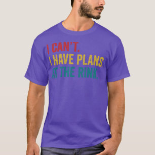 Ice Hockey Player Plans at the Rink Ice Hockey Coa T-Shirt