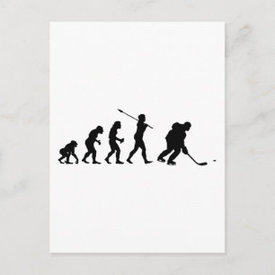 Ice Hockey Player Postcard