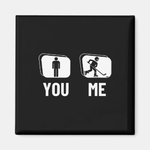 Ice Hockey Player Proud Funny Men Ice Hockey Magnet