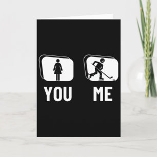 Ice Hockey Player Proud Funny Women Ice Hockey  Card