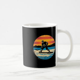 Ice Hockey Player Sunset Art For Men Boys Girls Coffee Mug