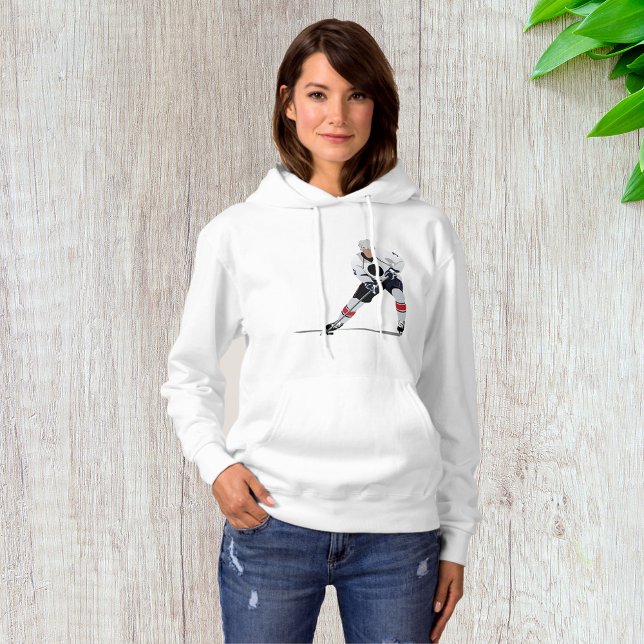 Ice Hockey Player Womens Hoodie (Creator Uploaded)