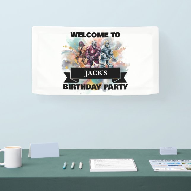 Ice Hockey Players  Banner (Tradeshow)