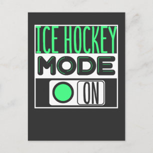 Ice Hockey Postcard