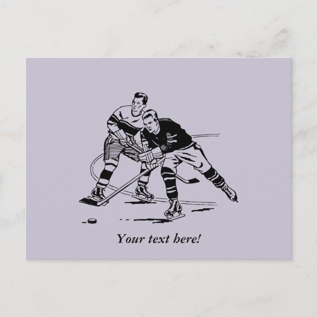 Ice hockey postcard (Front)