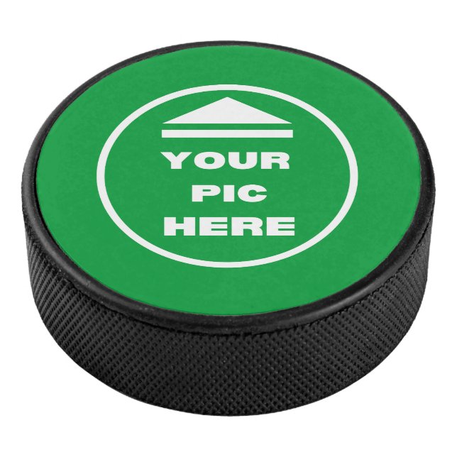Ice Hockey Puck - Add Your Image (3/4)
