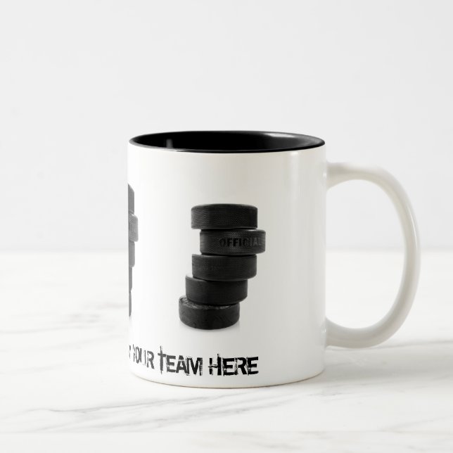 Ice hockey pucks ... mug (Right)
