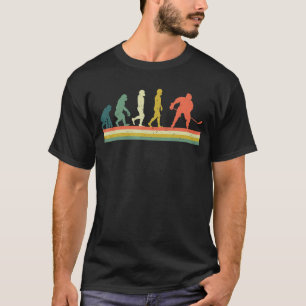 Ice Hockey Retro Evolution For Hockey Player T-Shirt