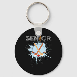 Ice Hockey Senior College High School Key Ring