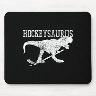Ice Hockey Shirt Field Hockey T Rex Funny Tee Mouse Pad