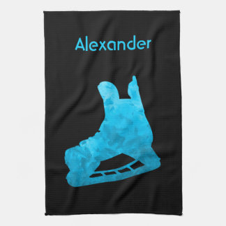 Ice Hockey skate towel turquoise