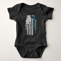 Ice Hockey Stick US American Flag