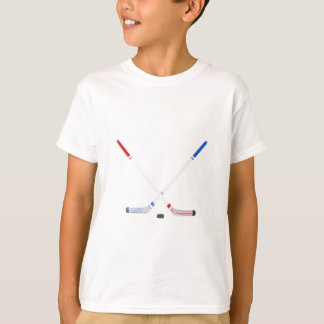 Ice hockey sticks and puck T-Shirt